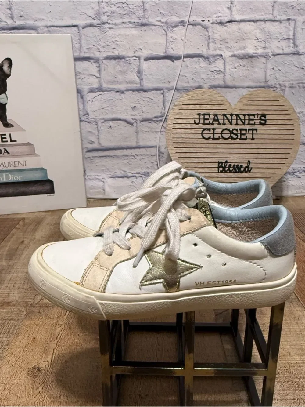 Vintage Havana girls blue pop size 1 sneakers shoes